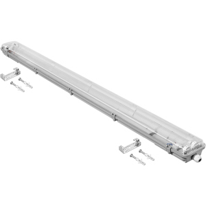 Лінійний світильник DELUX PC7 LED SLIM IP65 G13 під LED лампи 2х1200 мм (90017901) краща модель в Івано-Франківську