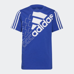 Футболка дитяча Adidas B Logo T1 GS2192 134 см Bold Blue (4064054545432) надійний