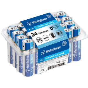 Лужна батарейка Westinghouse Dynamo Alkaline AAА/LR03 24 шт LR03-PB24 (0889554000120)