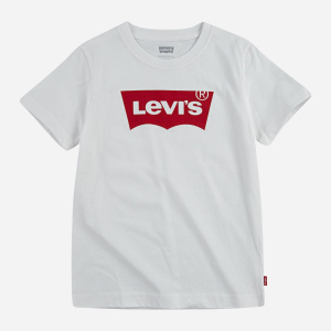 Футболка дитяча Levi's Lvb S/S Batwing Tee 6E8157-001 92 см Біла (3665115013252)