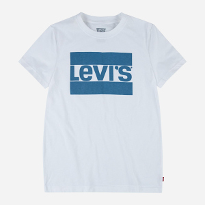 Футболка дитяча Levi's Lvb Sportswear Logo Tee 8E8568-B3Q 128 см Біла (3665115457568) рейтинг