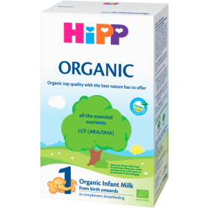 Упаковка органической детской сухой молочной смеси HiPP Organic 1 начальная 5 пачек по 300 г (9062300433637)(9062300439226) ТОП в Ивано-Франковске