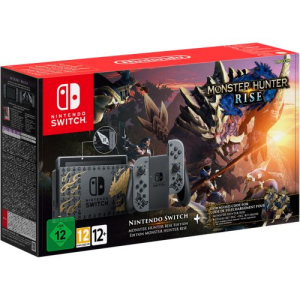 Портативна ігрова приставка Nintendo Switch V2 Monster Hunter Rise Edition [56857] краща модель в Івано-Франківську