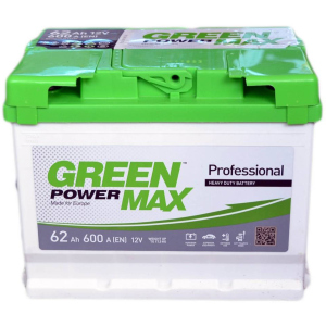 Автомобільний акумулятор Green Power MAX 62 Ah (+/-) Euro в Ивано-Франковске