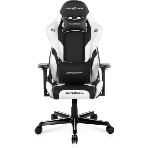 Крісло для геймерів DXRacer G Series D8100 Чорно-біле (GC-G001-NW-C2-NVF) в Івано-Франківську