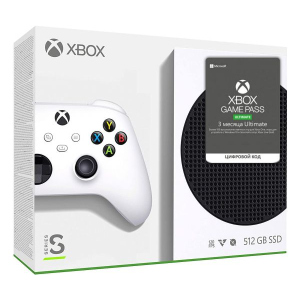 Microsoft Xbox Series S 512Gb + Xbox Game Pass Ultimate (3 місяці) ТОП в Івано-Франківську