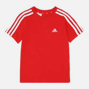 хороша модель Футболка дитяча Adidas B 3S T GN3997 140 см Vivred/White (4062065007918)