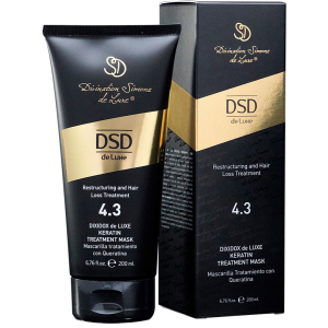 Восстанавливающая маска с кератином DSD de Luxe 4.3 Keratin Treatment Mask для улучшения структуры волос и стимуляции их роста 200 мл (8437011863096) ТОП в Ивано-Франковске