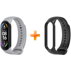 Xiaomi Mi Band 6 MiJobs двоколірний сірий/чорний (MJ6-DSS004GB) краща модель в Івано-Франківську