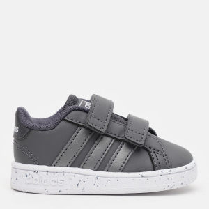 Кеды детские Adidas Grand Court I GZ7620 18 (2K) Grefiv/Ironmt/Ftwwht (4064047664607) лучшая модель в Ивано-Франковске