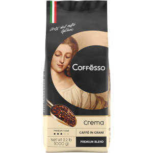 Кофе в зернах Coffesso Crema 1000 г (8001681575018) ТОП в Ивано-Франковске