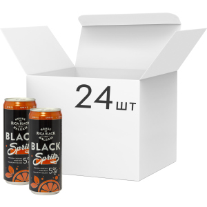 Упаковка слабоалкогольного напою Riga Black Balsam Spritz Cocktail 5% 0.33 л x 24 шт (4750021009853) ТОП в Івано-Франківську
