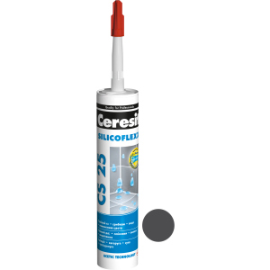 Затирка силіконовий шов Ceresit Micro Protect CS25 0.285 кг Графіт (CR1095893) рейтинг