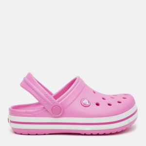 Кроки Crocs Kids Jibbitz Crocband Clog K 204537-6U9-J2 33-34 Рожеві (887350925494) краща модель в Івано-Франківську