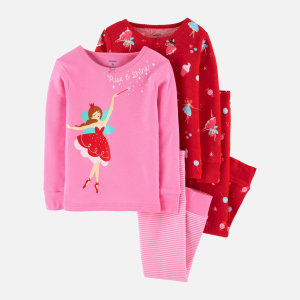 Пижама (футболка с длинными рукавами + штаны) Carters 29634714 92 см 2 шт 969 PRT Print (192136621584) лучшая модель в Ивано-Франковске