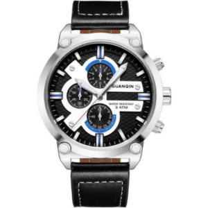 Чоловічий годинник Guanqin Silver-Black-Black GS19088 CL (GS19088SBB) ТОП в Івано-Франківську