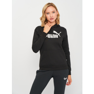 Худі Puma ESS Logo Hoodie 58678801 XS Puma Black (4063697206175) ТОП в Івано-Франківську