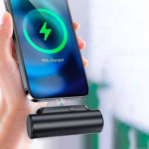 УМБ міні портативний Magnet Power Bank 3000mAh 18W Fast Charge black краща модель в Івано-Франківську