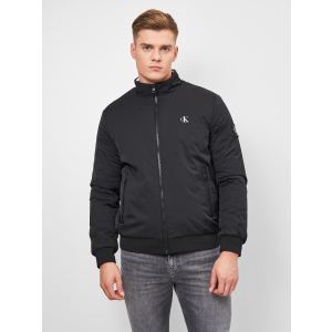 Вітровка Calvin Klein Jeans Nylon Harrington Jacket J30J318216-BEH L Black (8719854123545) краща модель в Івано-Франківську