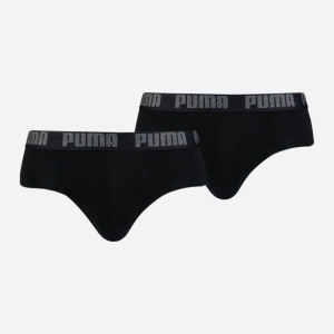 Трусы-брифы Puma Basic Brief 2P 88910006 XL 2 шт Black-Black (8718824239064) ТОП в Ивано-Франковске