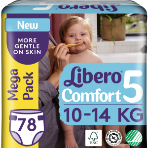 Підгузки Libero Ліберо Comfort 5 10-14 кг 78 шт одноразові (7322541083346) ТОП в Івано-Франківську