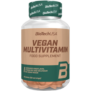 Вітаміни та мінерали Biotech Vegan Multivitamin 60 таблеток (5999076239337) ТОП в Івано-Франківську