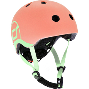 Захисний дитячий шолом Scoot and Ride з ліхтариком 45-51 см Персик (XXS/XS) (SR-181206-PEACH)