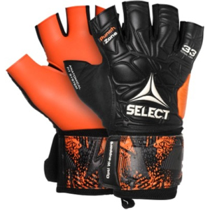 Вратарские перчатки Select Goalkepeer Gloves Futsal Liga 33 10 (201) Черно-оранжевые (5703543212088) ТОП в Ивано-Франковске