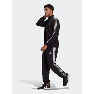 Спортивный костюм Adidas M 3S Wv Tt Ts GK9950 L (52-54) Black/White (4062065222854) лучшая модель в Ивано-Франковске