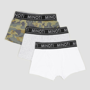 Трусики-шорти Minoti 7B BRIEF 4 35100JNR 122-128 см 3 шт Мілітарі (5059030615857)