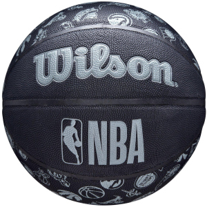 хороша модель М'яч баскетбольний Wilson NBA All Team Black Size 7 (WTB1300XBNBA)