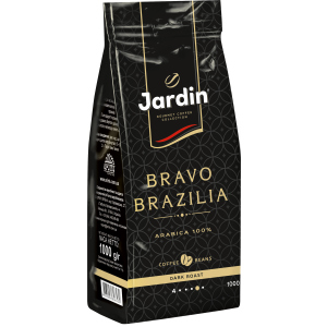 Кофе Jardin Bravo Brazilia в зернах 1 кг (4823096806532) рейтинг