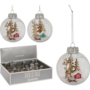 Набор елочных шаров Christmas Decoration 8 см 12 шт (CAA126890) в Ивано-Франковске