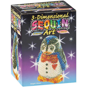 Набір для творчості Sequin Art 3D Penguin 11.5 см (SA0503) краща модель в Івано-Франківську