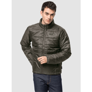 Пуховик синтетический Jack Wolfskin Argon Jacket M 1204883-5066 M Серо-оливковый (4060477922768) лучшая модель в Ивано-Франковске