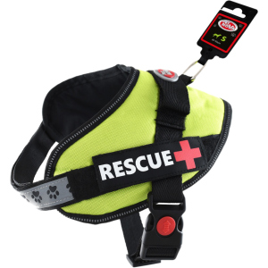 Шлея усиленная Pet Nova Rescue+ S 45-55 см Салатовая (HA-RESCUE-LIGHTGREEN-S) (5903031442274) лучшая модель в Ивано-Франковске