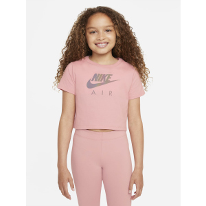 Футболка детская Nike G Nsw Tee Crop Nike Air DJ6932-630 152-158 см (L) Розовая (195240913781) в Ивано-Франковске