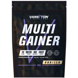 Гейнер Vansiton Multigainer 900 г Vanilla (4820106591174) ТОП в Івано-Франківську