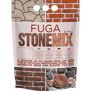 Затирка Заповнювач швів Polimin Fuga Stonemix білий 5 кг в Івано-Франківську