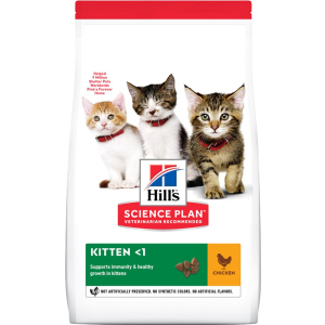 Сухий корм для кошенят Hill's Science Plan Kitten з куркою - 3 кг (604049) (52742024363) ТОП в Івано-Франківську