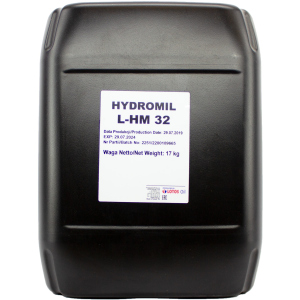 Гідравлічна олія Lotos Hydromil L-HM 32 17 кг (WH-P700T20-000) краща модель в Івано-Франківську