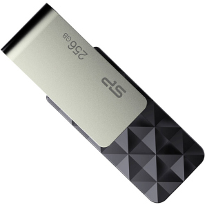 Silicon Power Blaze B30 256GB USB 3.0 Black (SP256GBUF3B30V1K) лучшая модель в Ивано-Франковске