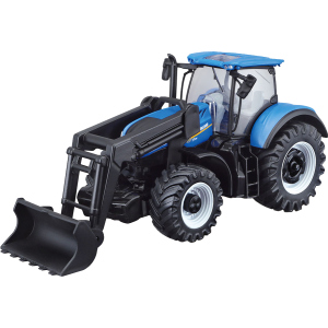 Модель серії Bburago Farm Трактор New Holland T7.315 з фронтальним навантажувачем, синій 1:32 (4893993316328) ТОП в Івано-Франківську