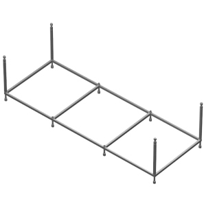 Каркас для ванни AM.PM Spirit 180х80 (W72A-180-080W-R2) краща модель в Івано-Франківську
