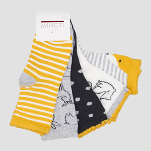 Набір шкарпеток Minoti Tg Sock 32 35229JNR 32-33 5 пар Жовтий (5059030619985) в Івано-Франківську