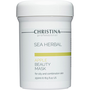 Яблучна маска краси Christina Sea Herbal Beauty Mask Green Apple 250 мл (7290100360576) краща модель в Івано-Франківську