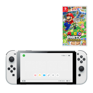 Набір Консоль Nintendo Switch OLED Model HEG-001 64GB White Новий + Гра Mario Party Superstars в Івано-Франківську