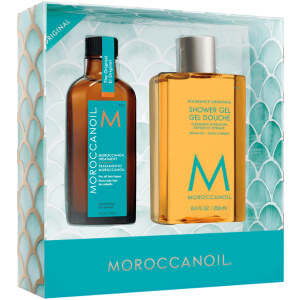 Летний набор Moroccanoil Масло 100 мл+ Гель для душа 250 мл (7290113144491) лучшая модель в Ивано-Франковске