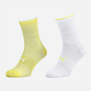 Носки Puma Sock Classic 2P Women 103003001-013 39-42 2 пары Жёлтый/Белый (8718824799087) в Ивано-Франковске