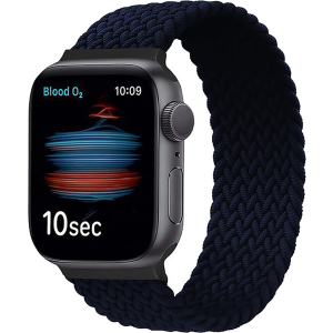 Ремешок Promate Fusion-40L для Apple Watch 38-40 мм 1/2/3/4/5/6/7/SE Charcoal (fusion-40l.charcoal) в Ивано-Франковске